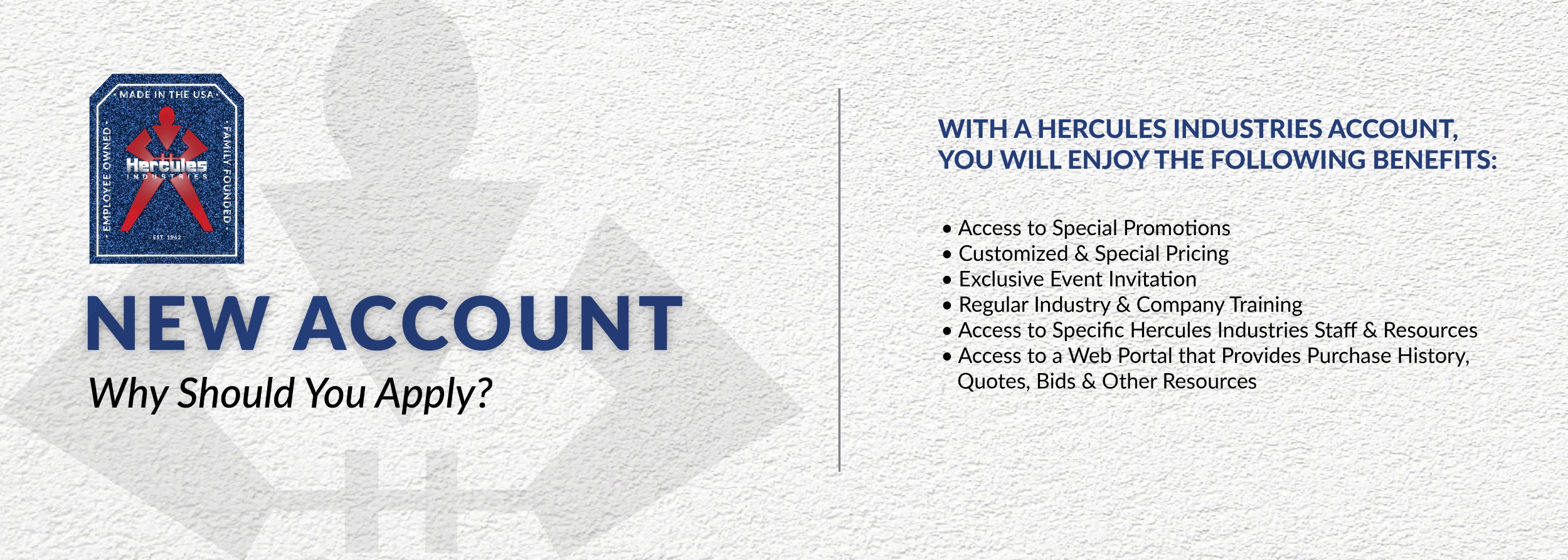 Benefits of Having an Account! Learn More
